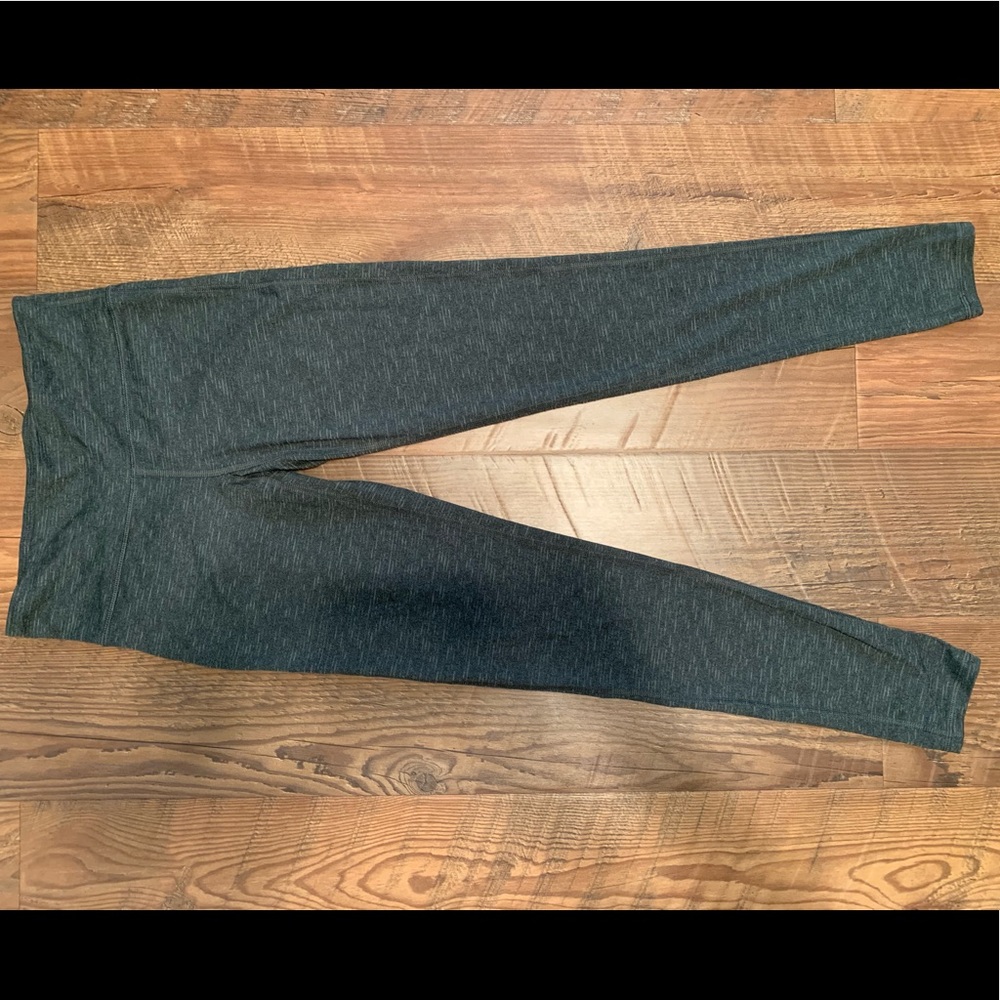 Dark green cotton leggings